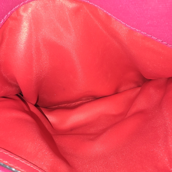 COACH MADISON SADIE FLAP SATCHEL IN SPECTATOR SAFFIANO LEATHER. NO STRAP - Picture 9 of 11